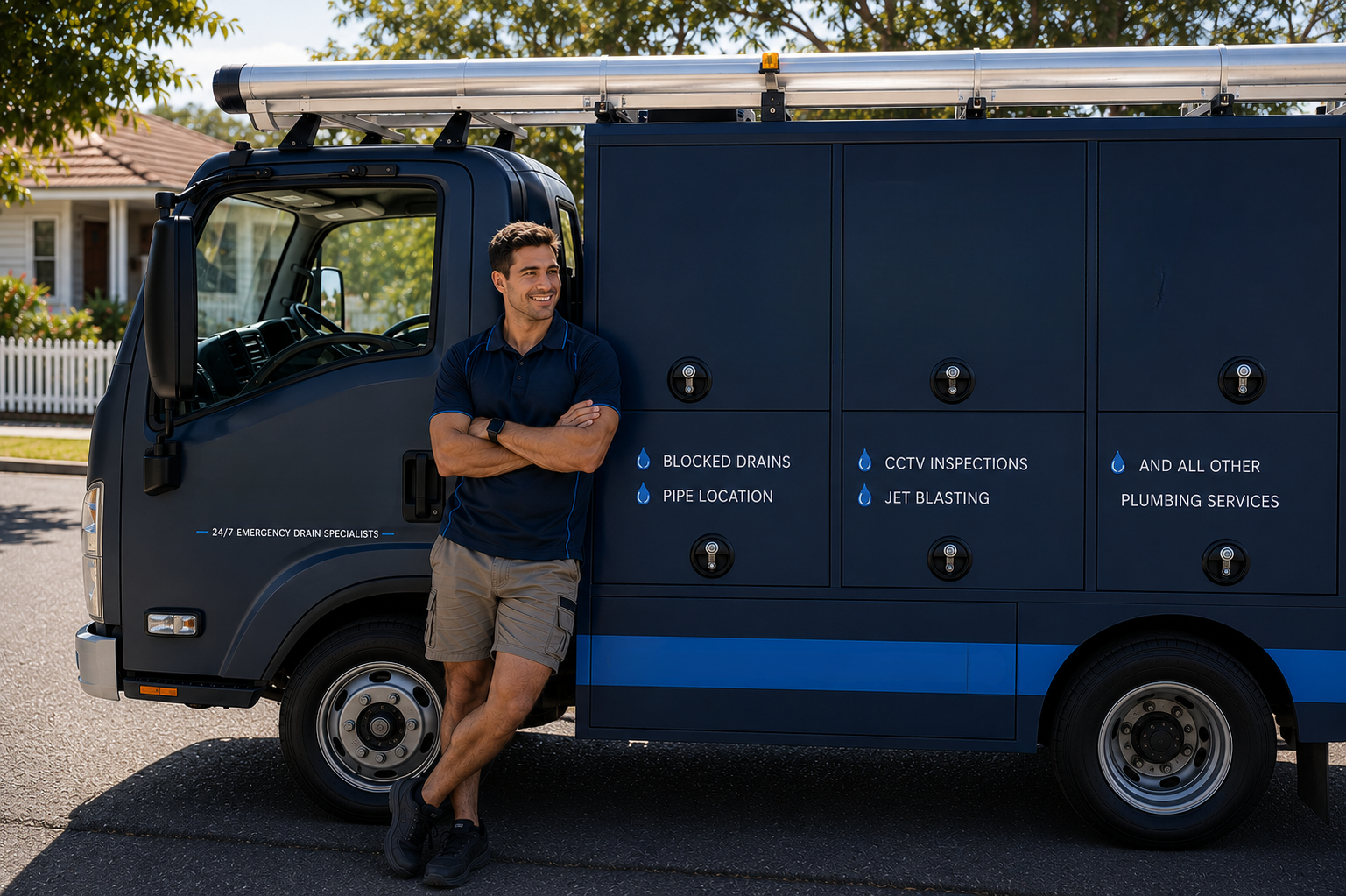 Plumber with Pymble Blocked Drains van
